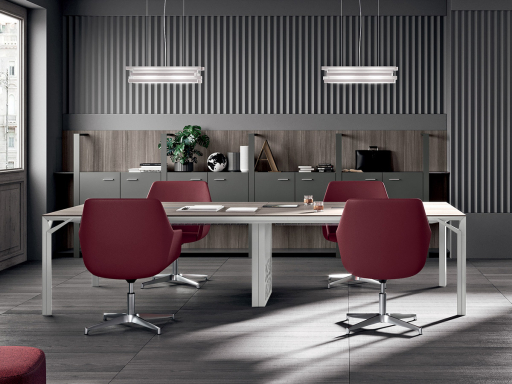 Table de réunion MAJOR, fabriquée en Italie