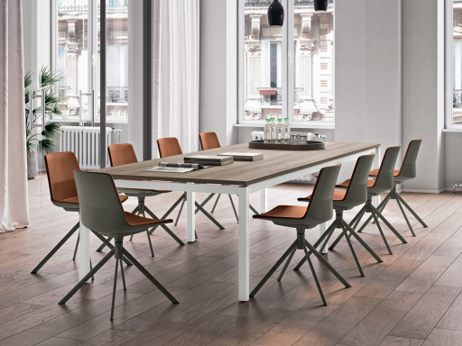 Table de réunion 10 personnes pas chère, fabriquée en Italie