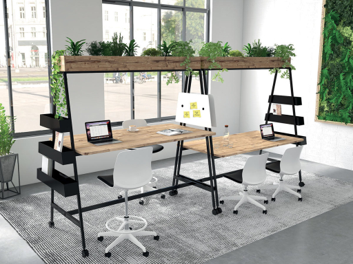 Station de travail mobile design FLEXY+, fabrication française