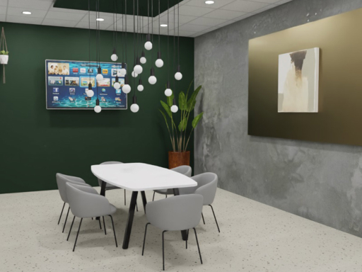 Table de réunion avec plateau forme tonneau pas chère, fabriquée en France