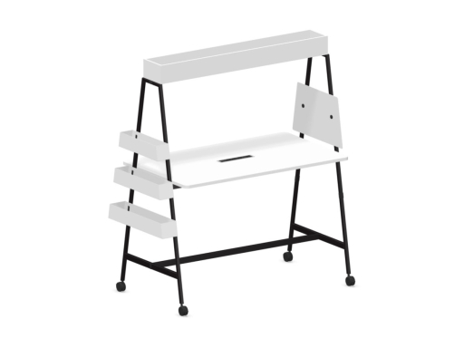 Station de travail mobile design FLEXY+, fabrication française