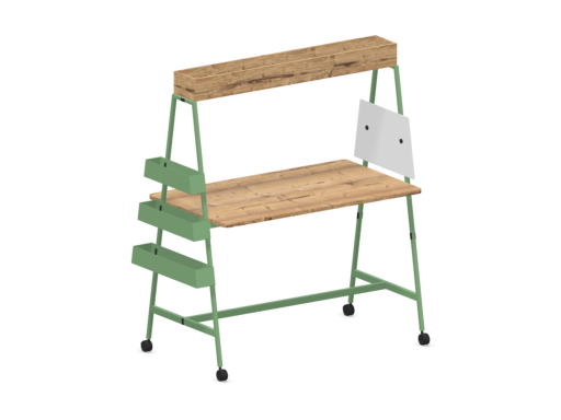 Station de travail mobile design FLEXY+, fabrication française