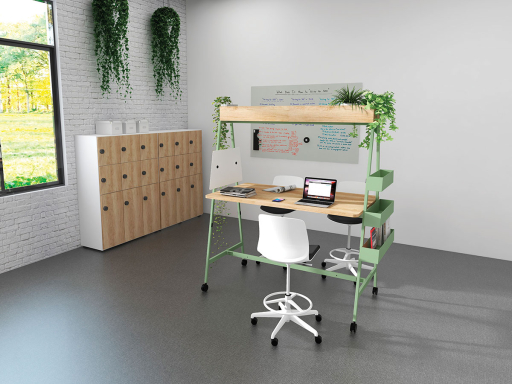 Station de travail mobile design FLEXY+, fabrication française