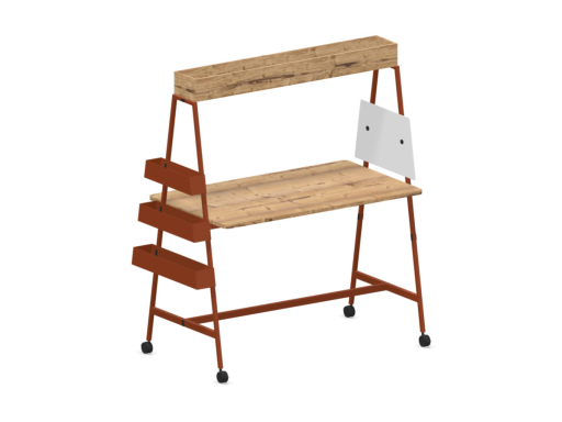 Station de travail mobile design FLEXY+, fabrication française