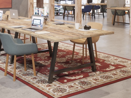 Table de coworking et réunion CANOPÉE, fabriquée en France