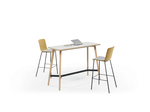 Table haute avec repose pieds EOS