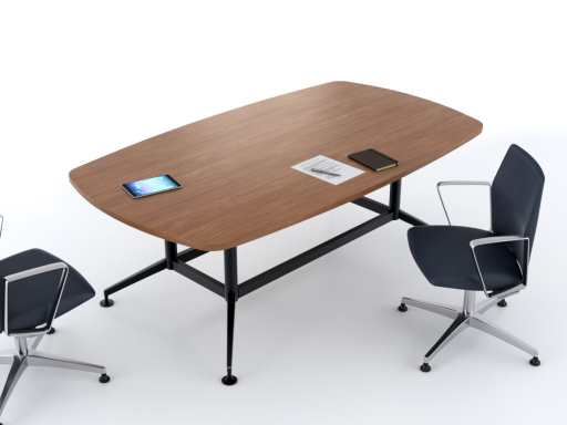 Table de réunion tonneau design 8 à 14 personnes