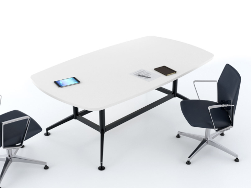 Table de réunion tonneau design 8 à 14 personnes