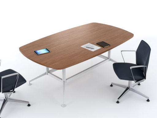 Table de réunion tonneau design 8 à 14 personnes