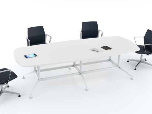 Table de réunion tonneau design 8 à 14 personnes