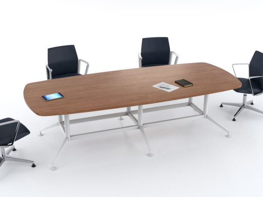 Table de réunion tonneau design 8 à 14 personnes