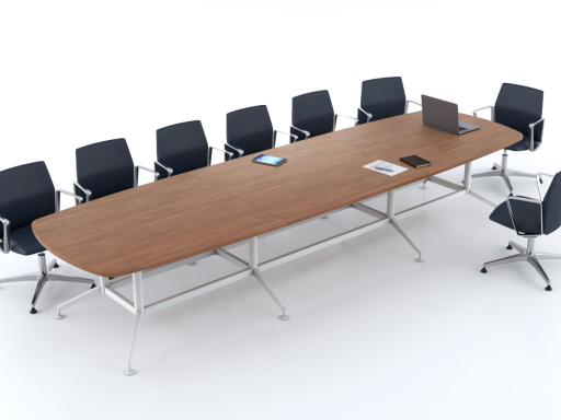 Table de réunion tonneau design 8 à 14 personnes