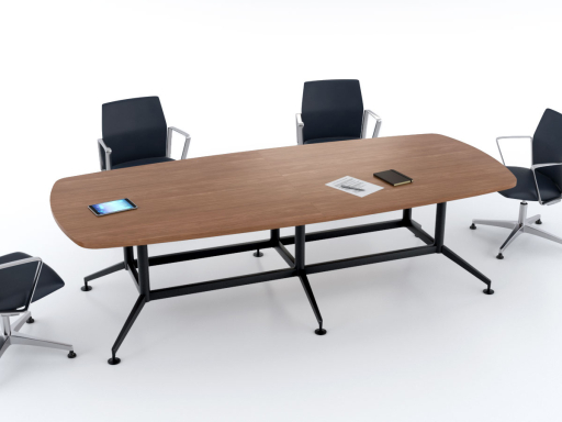 Table de réunion tonneau design 8 à 14 personnes