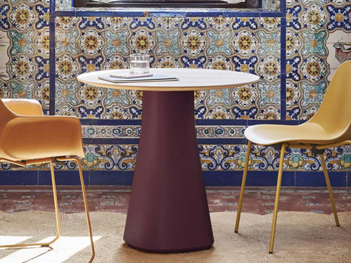 Table polyvalente ronde TOLEDO fabriqué en Espagne