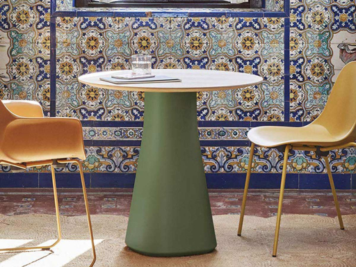 Table polyvalente ronde TOLEDO fabriqué en Espagne