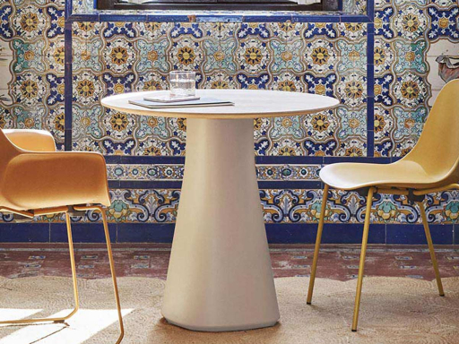 Table polyvalente ronde TOLEDO fabriqué en Espagne