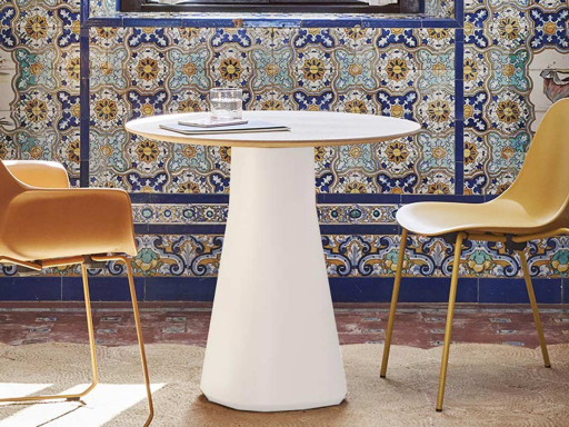 Table polyvalente ronde TOLEDO fabriqué en Espagne