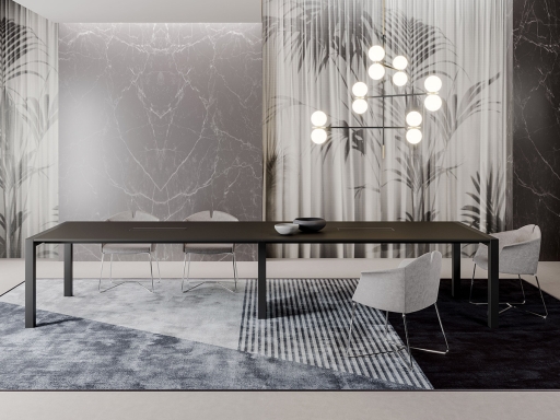 Table de réunion 4 à 22 personnes en Fenix avec passage de câbles