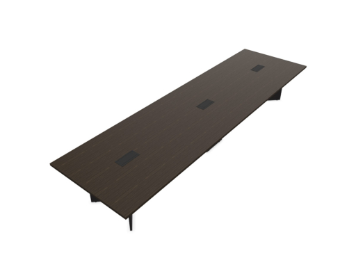 Table de réunion design STIL profondeur 140 cm, fabrication italienne