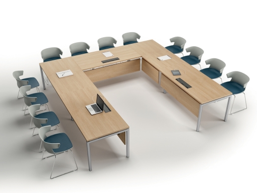 Table de conférence en U LILLY