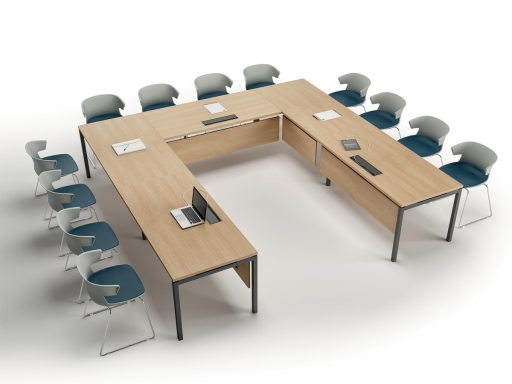 Table de conférence en U LILLY