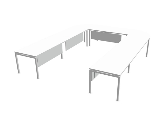 Table de conférence en U, fabriqué en Italie