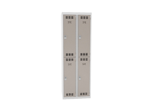 Vestiaire 2 colonnes 2 cases