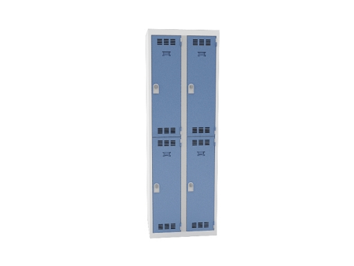 Vestiaire 2 colonnes 2 cases