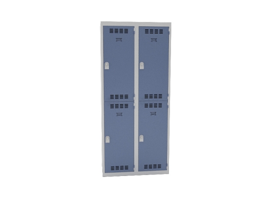 Vestiaire 2 colonnes 2 cases