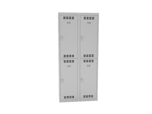 Vestiaire 2 colonnes 2 cases