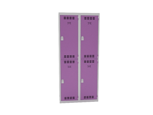 Vestiaire 2 colonnes 2 cases