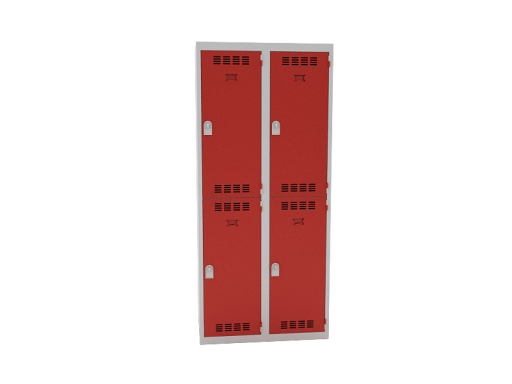 Vestiaire 2 colonnes 2 cases