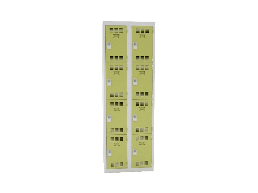 Vestiaire 2 colonnes de 4 cases pratique