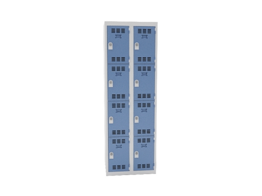 Vestiaire 2 colonnes de 4 cases pratique