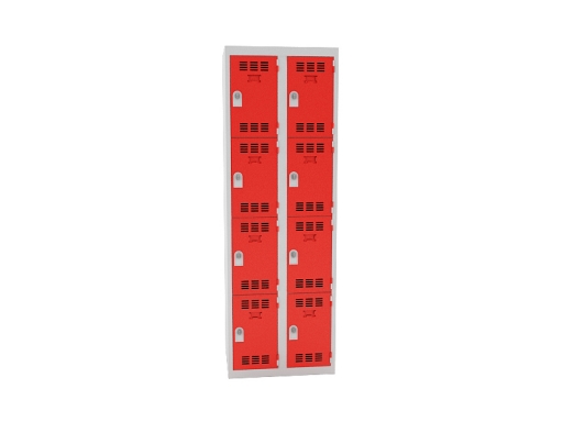 Vestiaire 2 colonnes de 4 cases pratique