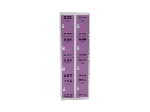 Vestiaire 2 colonnes de 4 cases pratique