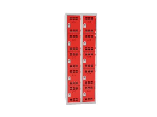 Vestiaire 2 colonnes de 5 cases, produit français