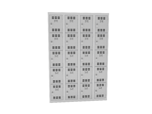 Vestiaire 4 colonnes de 5 cases pas cher