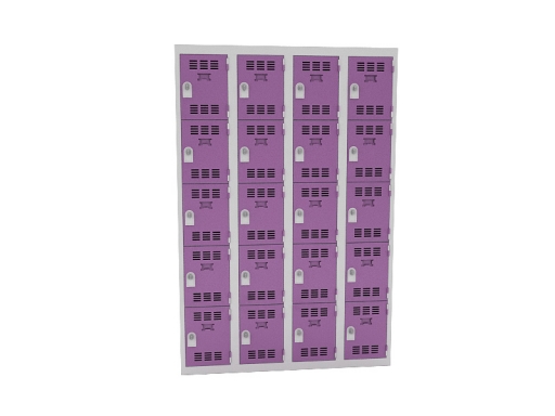 Vestiaire 4 colonnes de 5 cases pas cher