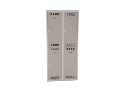 Vestiaire 2 colonnes 2 cases