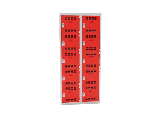 Vestiaire 2 colonnes de 5 cases, produit français