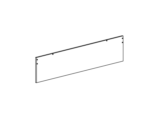 Voile de fond pour bureau individuel ARKEN