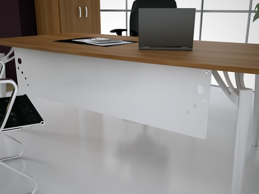 Voile de fond métal pour bureau arc ROSS