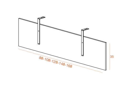 Voile de fond pour bureau DEKART