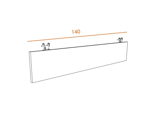 voile de fond pour table pliante à roulette, fabrication française par Normatic