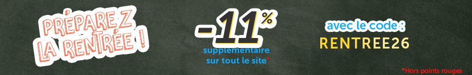 Préparez la rentrée avec -11% 