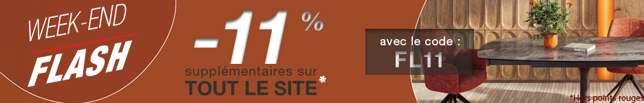 Profirtez de -11% supplémentaires sur le site 
