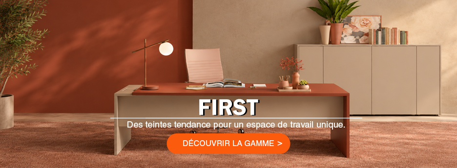 Bureau de direction laqué FIRST