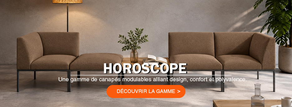 La ligne HOROSCOPE est composée de fauteuils à personnaliser 