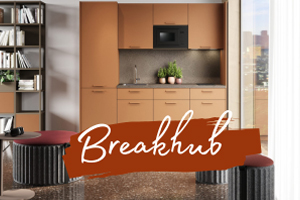 BREAKHUB Three est une kitchenette contemporaine